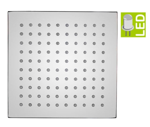 Sapho LED fejzuhany, szögletes 250x250mm, réz (MS582)