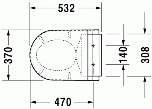 Duravit SensoWash Starck e Dusch WC-ülőke 610001002004300