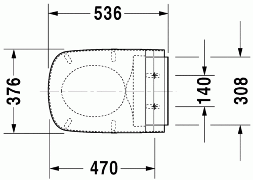 Duravit SensoWash DuraStyle e by Starck Dusch WC-ülőke 610200002004300