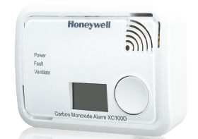 Honeywell XC100D-HU szén-monoxid érzékelő vészjelző digitális kijelzővel (H450 utódja)