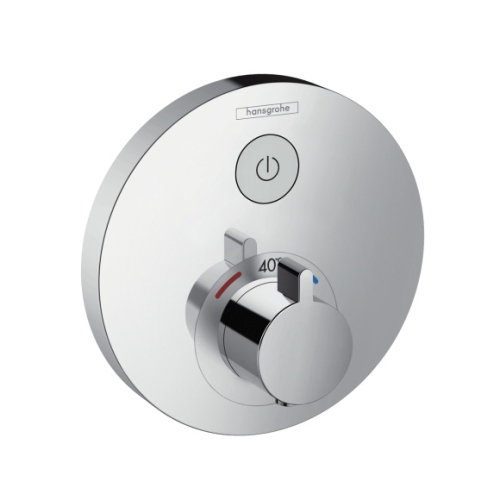 Hansgrohe ShowerSelect S termosztátos csaptelep, falsík alatti szereléshez, 1 fogyasztóhoz 15744 000 (15744000)