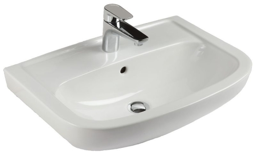 Alföldi Saval 2.0 60x42 cm beépíthető mosdó EasyPlus bevonattal 7017 60 R1