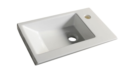 Aqualine fürdőszobaszekrény Zoran mosdóval balos (51046L + 4045)
