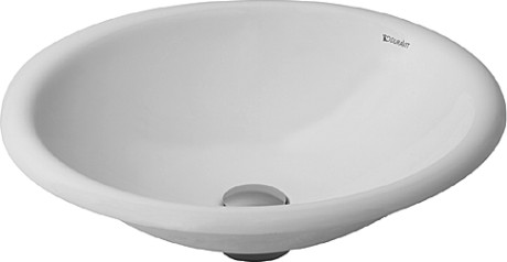 Duravit Architec Ø 50 cm-es beépíthető mosdó 031850 00 00