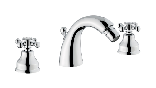 Bugnatese Lady 925CSCR Álló 3 üléses bidet csaptelep kifolyóval CSCR / CSISZOLT KRÓM