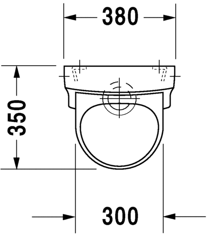 Duravit Architec Piszoár 081836 00 00