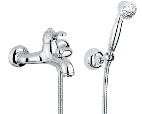 Bugnatese Lem 1902KCSCR Kádcsaptelep zuhanyszettel swarovski fogantyúval CSCR / CSISZOLT KRÓM
