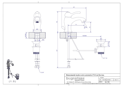 Bugnatese Lem 1913CRDO Mosdócsaptelep leeresztővel CRDO / KRÓMARANY