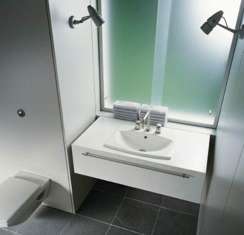 Duravit Caro 56x44,5 cm-es beépíthető mosdó 046157 00 00
