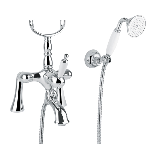 Bugnatese Oxford Termostatico 6303BT Termosztátos kádcsaptelep zuhanyszettel BT / TUSKAN BRONZ
