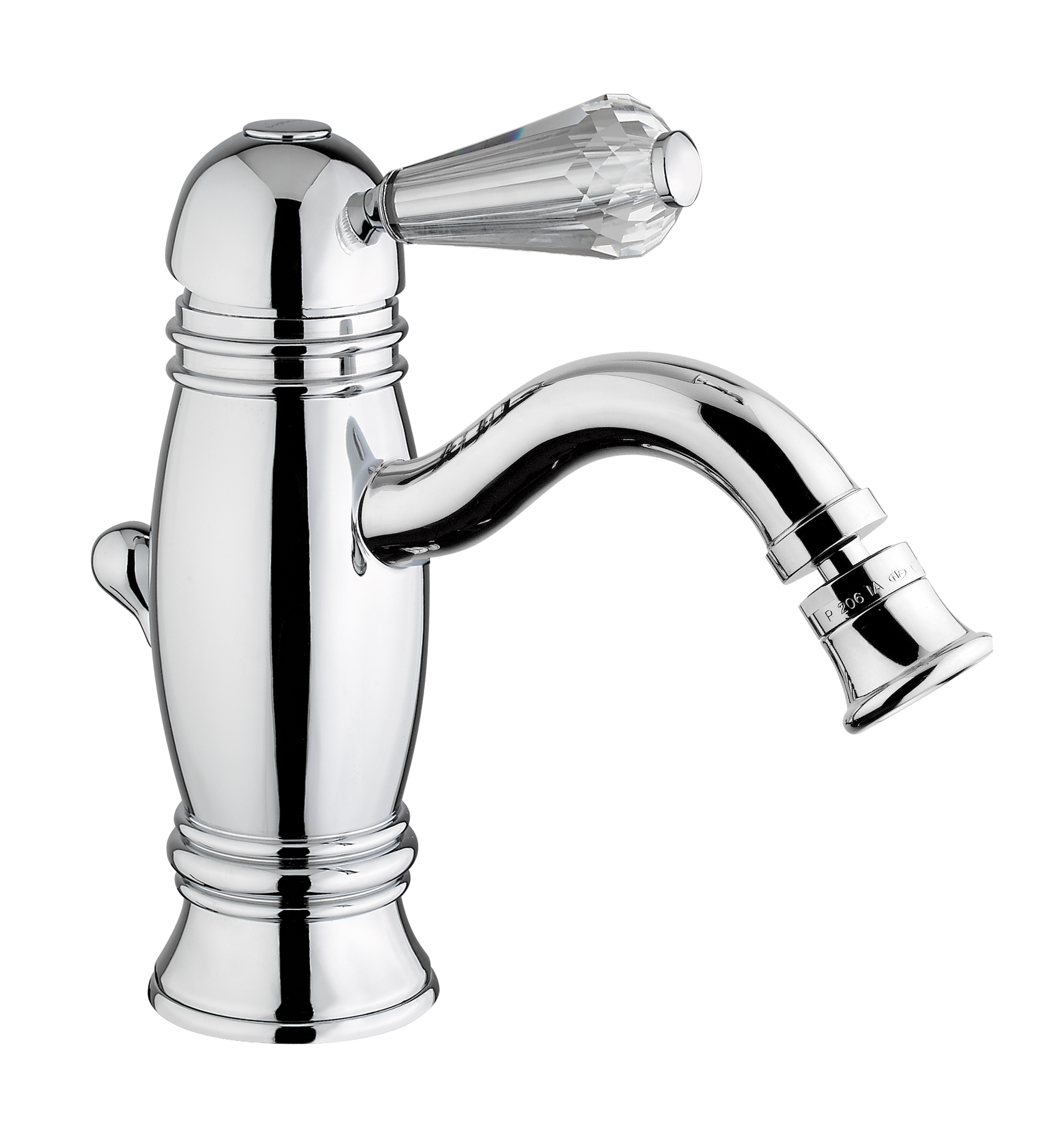 Bugnatese Oxford 6325KNS Alacsony bidet csaptelep swarovski fogantyúval NS / NIKKEL