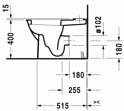 Duravit Darling New monoblokkos wc 2138090000 (tartály nélkül)