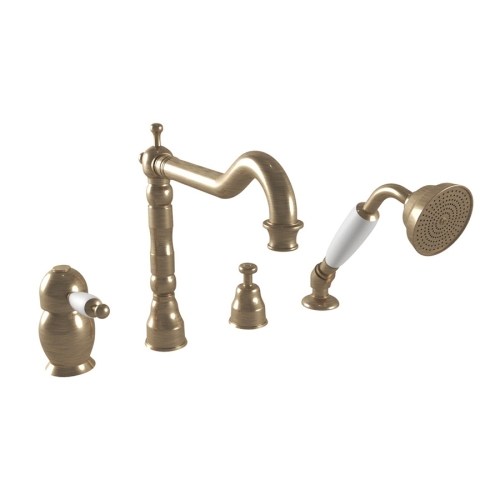 Bugnatese Oxford 6355BR Peremre szerelt 4 üléses kádcsaptelep BR / BRONZ