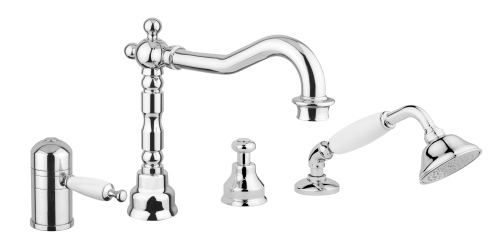 Bugnatese Oxford Termostatico 6358BT Termosztátos 4 üléses kádcsaptelep BT / TUSKAN BRONZ