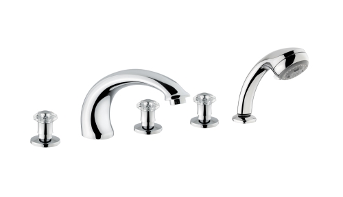 Bugnatese Axo Eternity 680ECR Peremre szerelt 5 üléses kádcsaptelep CR / KRÓM