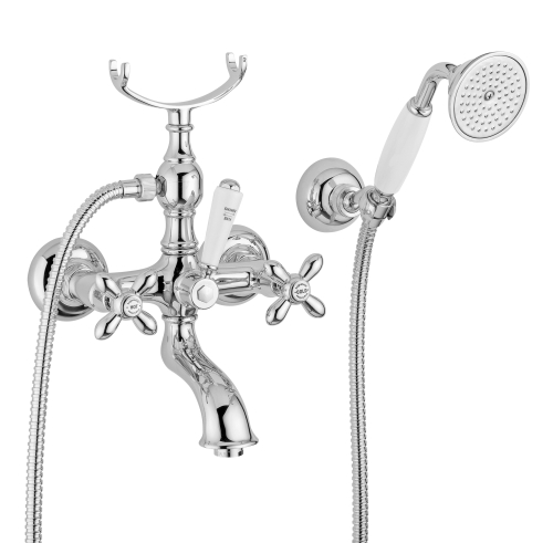Bugnatese Princeton Plus 8002CR Kádcsaptelep zuhanyszettel CR / KRÓM