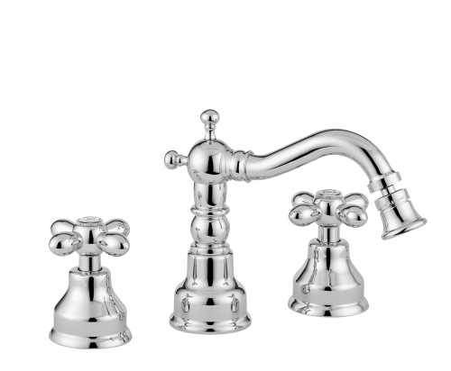 Bugnatese Princeton Plus 8025CR Álló 3 üléses bidet csaptelep kifolyóval CR / KRÓM
