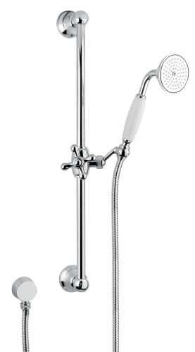 Bugnatese Princeton Plus 8029CR Fal alatti váltós csap kifolyóval, rudas szettel CR / KRÓM