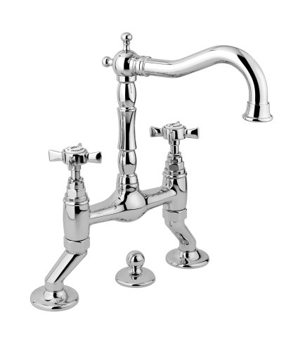 Bugnatese Princeton 815CR Peremre szerelt 3 üléses mosdócsaptelep CR / KRÓM