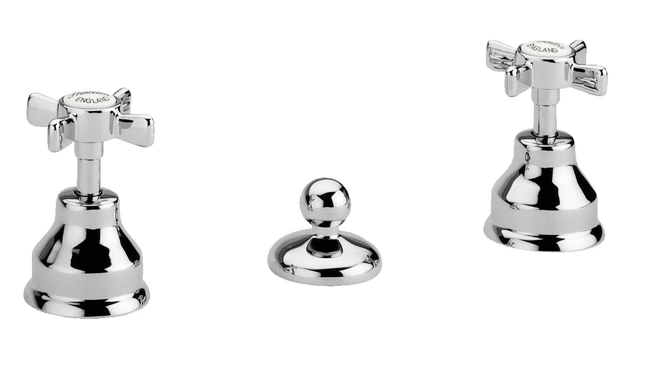 Bugnatese Princeton 822CR Álló 3 üléses bidet csaptelep kifolyó nélkül CR / KRÓM