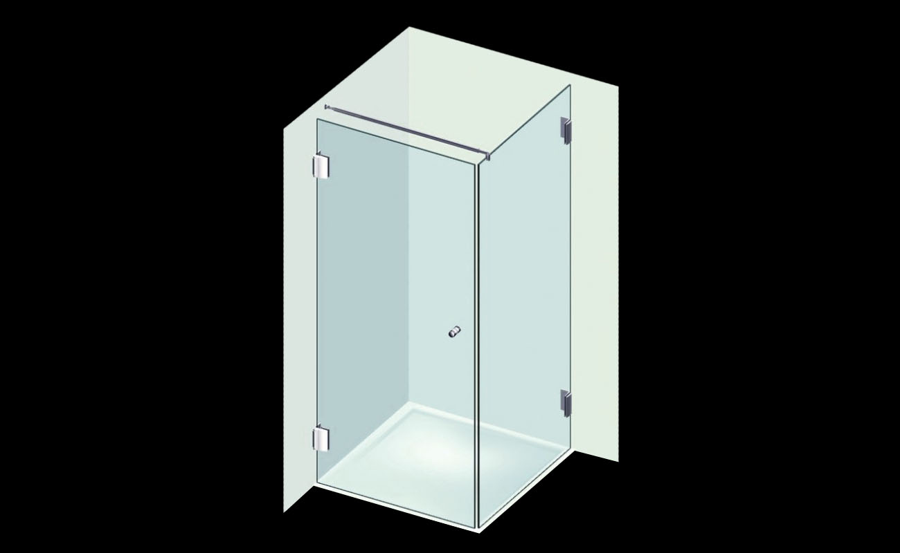 Varioglass Globus 201 80x90 cm-es Zuhanykabin (80x90x200 cm, zöld üveg)