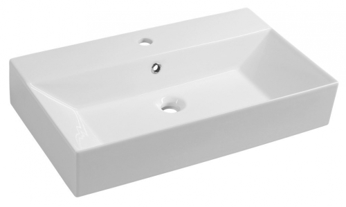 Sapho AQUALINE SISTEMA 70x42cm kerámiamosdó, fehér 10SF50070