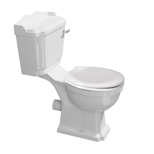 Aqualine ANTIK WC kombi, hátsó kifolyású WC, tartály alsó vízbekötéssel (AK104)
