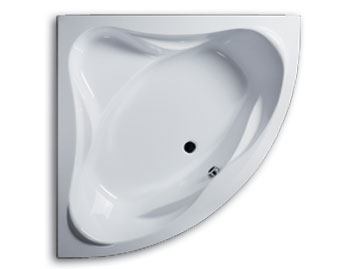 Hopa Olsen-Spa Siena 135x135 sarokkád kádlábbal előlapos