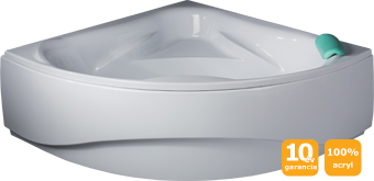 Hopa Olsen-Spa Verona 150x150 sarokkád kádlábbal előlapos