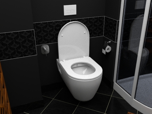 Creavit TEKKO - WC + BIDÉ 2in1 - TP328 falra szerelhető WC bidével