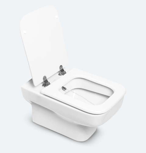 Creavit SPHINX - WC + BIDÉ 2in1 - SP320 falra szerelhető WC bidével