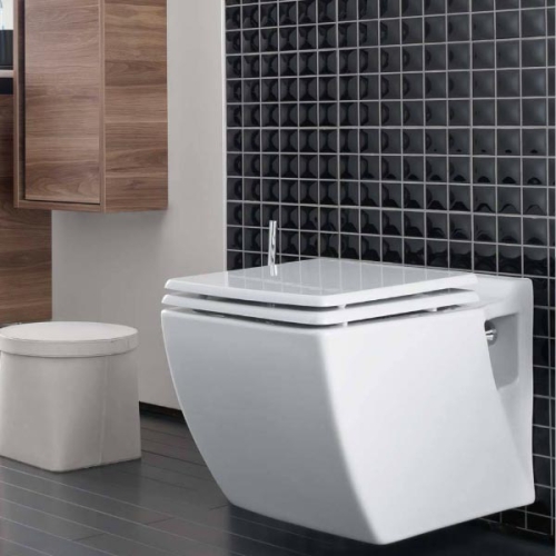 Creavit LEA - WC + BIDÉ 2in1 - TP324 falra szerelhető WC bidével