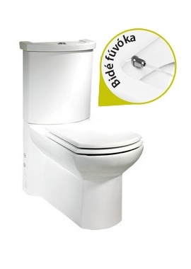 Creavit WING - WC + BIDÉ 2in1 - WN3141 kombi WC+BIDÉ - UNI kifolyású