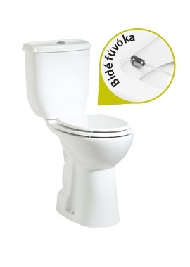 Creavit HANDICAPPED-WC + BIDÉ 2in1 - BD3041 kombi WC+BIDÉ-alsó kifolyású