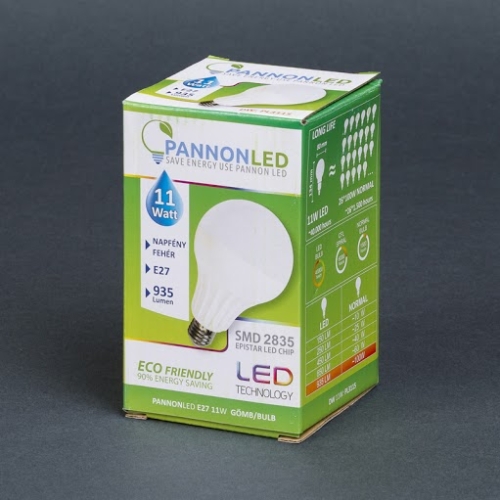 Pannonled E27 Gömb 11Watt ( Classic - 270°) DW 935 Lm (napfényfehér) (3115)