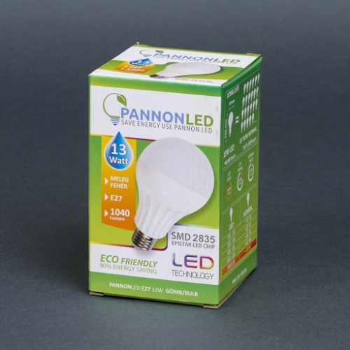 Pannonled E27 Gömb 13Watt ( Classic - 270°) WW 1040 Lm (melegfehér) (3136)