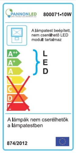 Pannonled LED Reflektor 10 Watt DW IP65, 900 Lm (8102)