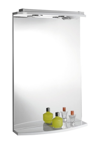 Aqualine KORIN tükör halogén világítással 50x70x15 cm (57395)