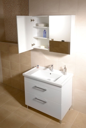 Aqualine POLY 80 fürdőszobaszekrény mosdó nélkül (PL080)
