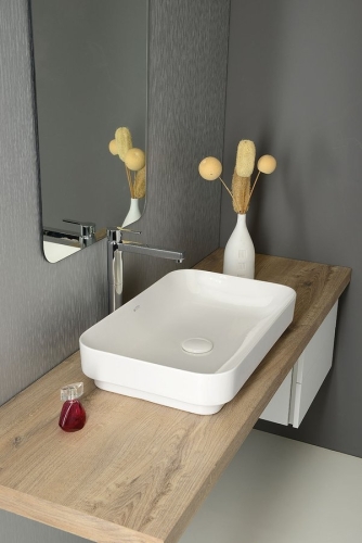 Sapho ISVEA SOTT AQUA 60x38cm kerámiamosdó, fehér 10SQ50060