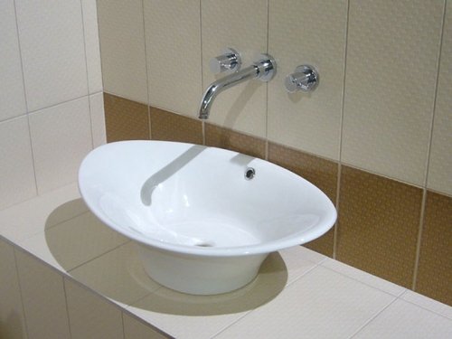 Sapho AIRTECH Falra szerelhető 3 részes mosdó csaptelep, króm (452)