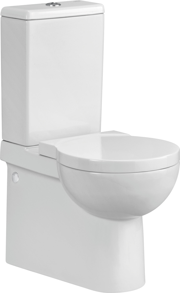 Cersanit Nano komplett monoblokk Wc csésze alsó/hátsó kifolyású Duroplast Soft Close ülőkével K19-013
