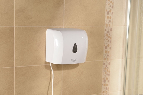 Aqualine Elektromos kézszárító 1100 W, 230V, fehér (1319-97)