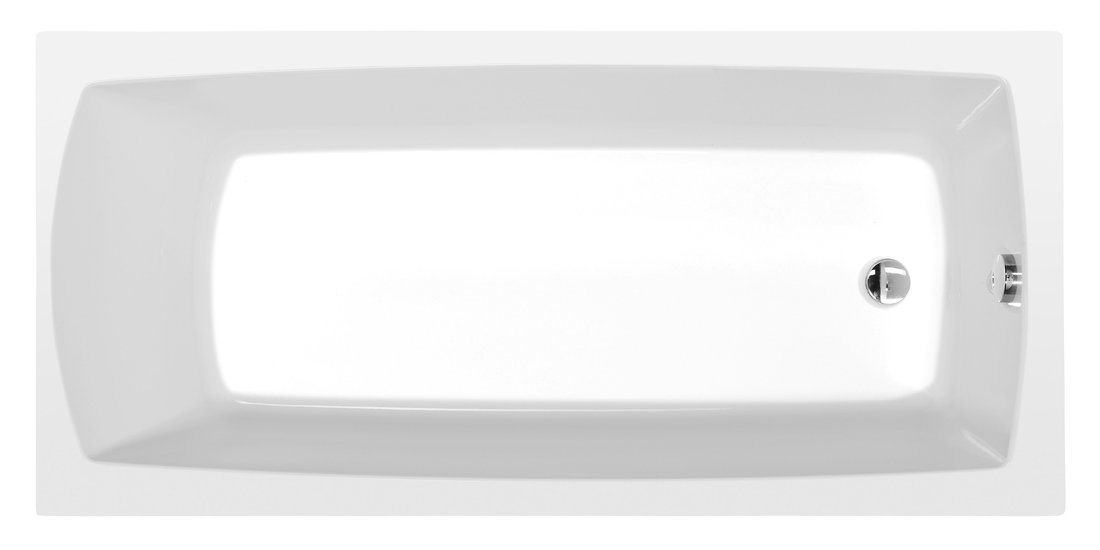 Sapho POLYSAN LILY 140x70 cm egyenes kád, fehér 72201