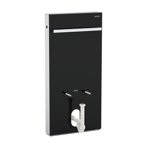Geberit Monolith szerelőmodul bidéhez fekete üveg / alumínium, 101 cm magas 131.030.SJ.1