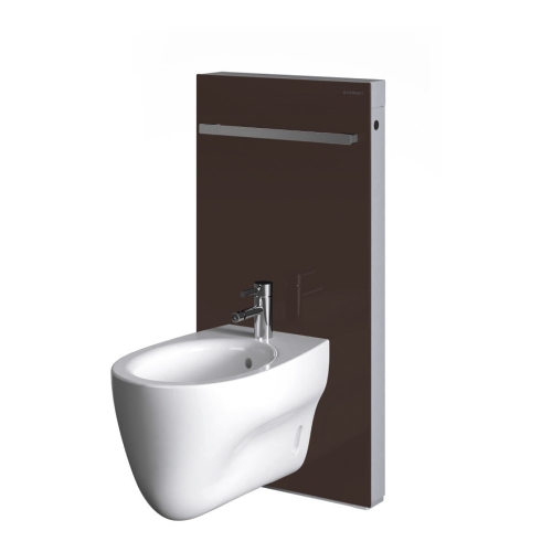 Geberit Monolith szerelőmodul bidéhez barna üveg / alumínium, 101 cm magas 131.030.SQ.1