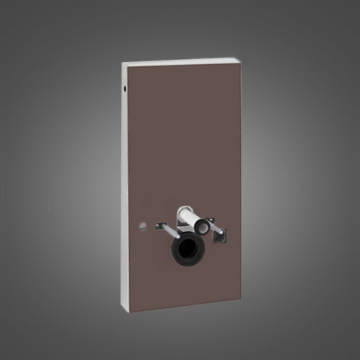 Geberit Monolith Plus szerelőmodul AquaClean 8000/8000 plushoz, barna üveg,114 cm magas 131.232.SQ.1