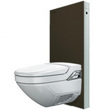 Geberit Monolith szerelőmodul AquaClean 8000/8000 plushoz, barna üveg / alumínium 114 cm magas 131.032.SQ.1