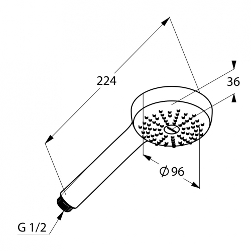 Kludi Logo kézizuhany 6810005-00