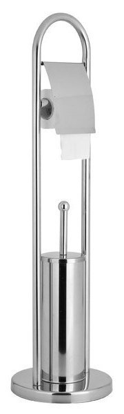 Sapho AQUALINE SAMBA álló WC-kefe és papírtartó, króm SB131